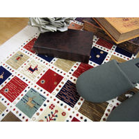 萩原 ウィルトン インテリアマット ジプシー アイボリー 約70×120cm 1枚（直送品）