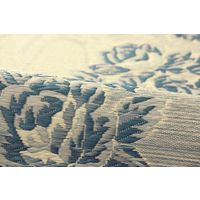 萩原 い草センターラグ（裏貼り） シンフォニー ブルー 約191×191cm 1枚（直送品）