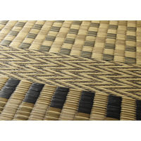 萩原 国産い草コンパクトラグ 潤風（じゅんぷう） ベージュ 約210×250cm 1枚（直送品）