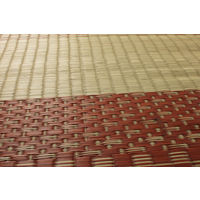 萩原 国産い草コンパクトラグ 天領（てんりょう） ブラウン 約180×250cm 1枚（直送品）