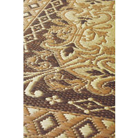 萩原 い草センターラグ（裏貼り） カノン ブラウン 約230×330cm 1枚（直送品）