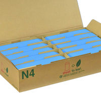 ムトウユニパック カラー封筒 長4 ブルー 70g/m2 11010405 1箱(1000枚)