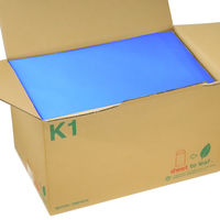 ムトウユニパック カラー封筒 角1 ブルー 100g/m2 11180506 1箱(500枚)