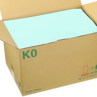 ムトウユニパック カラー封筒 角0 ミズイロ 100g/m 11190518 1箱(500枚)