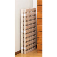 ファミリー・ライフ 桐四つ折れスノコベッド シングル 幅970×奥行420×高さ100mm 1台（直送品）