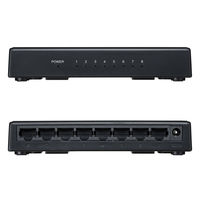 サンワサプライ ギガビット対応 スイッチングハブ(8ポート・マグネット付き) LAN-GIGAP801BK 1個