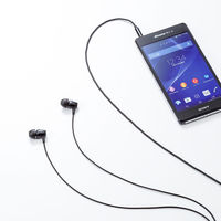 サンワサプライ マイク付きステレオイヤホン MM-HS707BK 1個