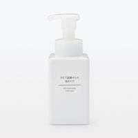 【まとめ買いセット】無印良品 PET詰替ボトル 泡タイプ ホワイト 400mL用 1箱（8個入） 良品計画