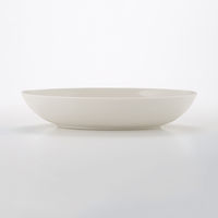 【まとめ買いセット】無印良品 磁器ベージュ楕円皿 大 約22×16×高さ4.5cm 1箱（3枚入） 良品計画