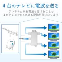 DXアンテナ 4分配器 4DMS(P) 1個