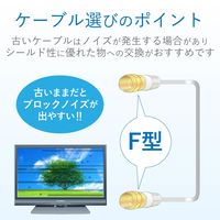 DXアンテナ テレビ接続用同軸ケーブル 4JW1FFS（B） 1個（直送品）