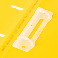 リヒトラブ フラット・ツイストリングファイル A4S 2穴 黄 F5000-5 4冊