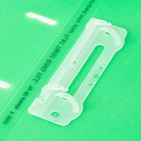 リヒトラブ フラット・ツイストリングファイル A4S 2穴 黄緑 F5000-6 4冊