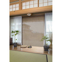 タカショー すだれシェード 京すだれ 焼き竹色 CSN-1818Y 幅1800×高さ1800mm 1枚（直送品）