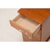 【軒先渡し】萩原 チェスト MCH-6583 ブラウン （約）幅33×奥行43.5×高さ61cm 1台（直送品）