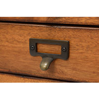 【軒先渡し】萩原 カルマシリーズ チェスト RCH-1398 ブラウン （約）幅29×奥行37×高さ71cm 1台（直送品）