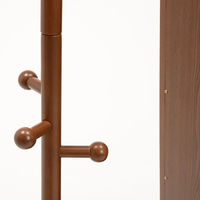 【軒先渡し】萩原 回転ミラー VD-7029DBR ブラウン （約）幅φ45×高さ170cm 1台（直送品）