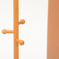 【軒先渡し】萩原 回転ミラー VD-7029NA ナチュラル （約）幅φ45×高さ170cm 1台（直送品）