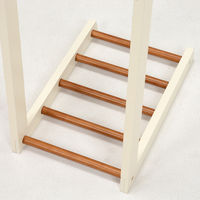 【軒先渡し】萩原 ハンガーラック VR-7115NW ホワイト （約）幅30×奥行45×高さ150cm 1台（直送品）