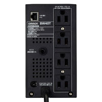 オムロン 無停電電源装置 常時商用(正弦波)/400VA/2 BW40T 1台（直送品）