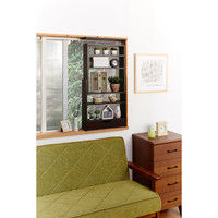 【車上渡し】関家具 スリムつっぱり窓枠ラック ブラウン 奥行115×幅450×高さ660～885mm 27119 1台（直送品）