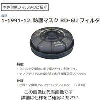 興研 防じんマスク 7191DKUー03型 1-1991-21 1個（直送品）