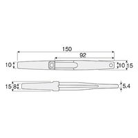 ホーザン ピンセットグリップ Pー845 1個 61-0487-76（直送品）