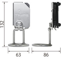 ＴＪＭデザイン 着脱式工具ホルダーステン　ハンマー1穴ブラ SFKHSH1M 1個
