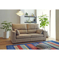 【車上渡し】RELAX FORM ミーレ 3人掛ソファ フレンチベージュ 1脚（直送品）