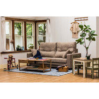 【車上渡し】RELAX FORM ロルカ 3人掛ソファ フレンチベージュ 1脚（直送品）