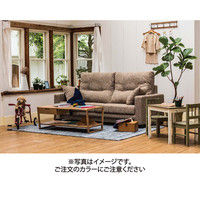 【車上渡し】RELAX FORM ロルカ 3人掛ソファ スノーグレー 1脚（直送品）