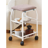 ファミリー・ライフ ワゴンチェア スワレル 幅340×奥行300×高さ530mm a15571 1台（直送品）