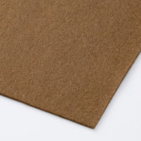 銀鳥産業 フエルト No.227 茶 177-051 1セット（100枚：10枚入×10袋）