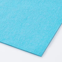 銀鳥産業 フエルト No.524 水 177-061 1セット（100枚：10枚入×10袋）