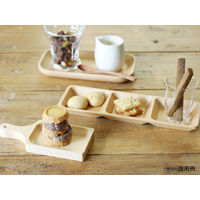 トーダイ V-070 ブナ 長角プレート 3ツ仕切り 3510070V 1包：5枚（直送品）