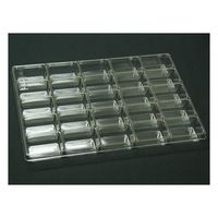 アズワン サンプル保管トレー 5枚入 210×297×25mm 5×5マス 61-9950-09 1セット(5枚)（直送品）