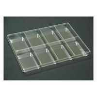 アズワン サンプル保管トレー 5枚入 210×297×25mm 2×4マス 61-9950-18 1セット(5枚)（直送品）