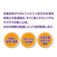 角利産業 珪藻土バスマット 600 SKM-2（直送品）