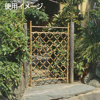 タカショー 二段枝折戸 約幅700X厚さ40X高さ1050mm NO-5 1枚（直送品）