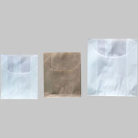 大阪ポリヱチレン販売 No.140-1ハーフムーン無地（茶） 7014 1包：100枚×10（直送品）