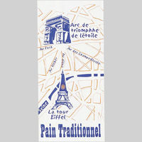 大阪ポリヱチレン販売 パントラディショナル紙袋 No.304（マップ柄） 8230 1包：50枚×20（直送品）