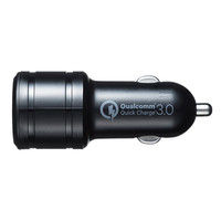 サンワサプライ QuickCharge3.0対応カーチャージャー（2ポート） CAR-CHR72QU 1個（直送品）
