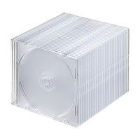 サンワサプライ Blu-ray・DVD・CDケース（スリムタイプ・30枚セット・クリア） FCD-PU30CL 1セット（30枚入り）（直送品）