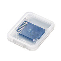 サンワサプライ メモリーカードクリアケース（SDカード用・帯電防止タイプ・6個セット） FC-MMC24SD 1セット（6個入り）（直送品）