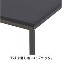 【軒先渡し】アスプルンド ES ワーキングデスクW1200 ブラック 幅1200×奥行600×高さ720mm 1台（直送品）
