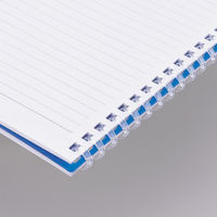 リヒトラブ AQUA DROPs ツイストノート セミB5 29穴 藤 N1608-10 1セット(4冊)