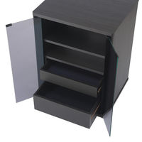 HAMILeX Badic（バディック） B-7126用 オプション引出しユニット ブラック木目柄 幅512×奥行400×高さ191mm BP-716（直送品）