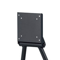 TIMEZ KFシリーズ テレビスタンド ブラック/木目 幅565×奥行400×高さ905mm KF-135B 1台（直送品）