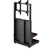 TIMEZ KF テレビスタンド ウォールナット木目調 幅700×奥行402×高さ1031/1081/1131（3段階調節可）mm KF-670 1台（直送品）