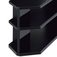 TIMEZ DJシリーズ テレビ台 オーディオラック ブラック 幅750×奥行250×高さ370mm TV-DJ32 1台（直送品）